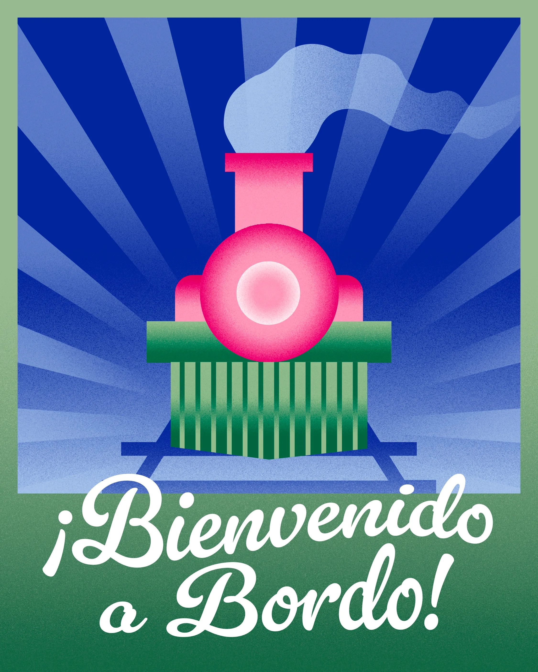 Poster con logotipo y edicion